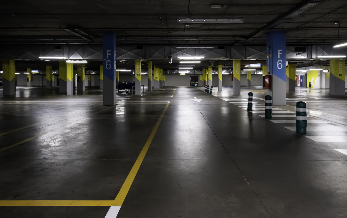 Interior of Underground Parking